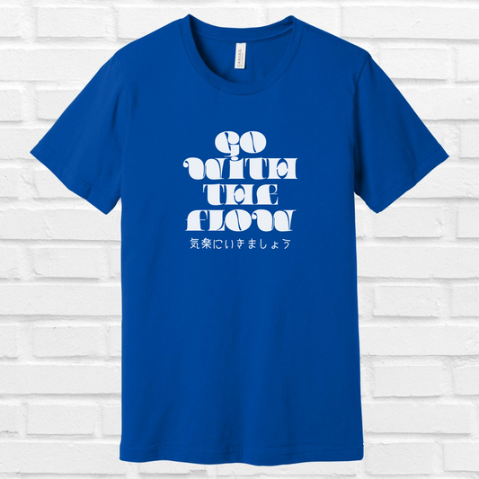 Go With The Flow in Japanese Tee
