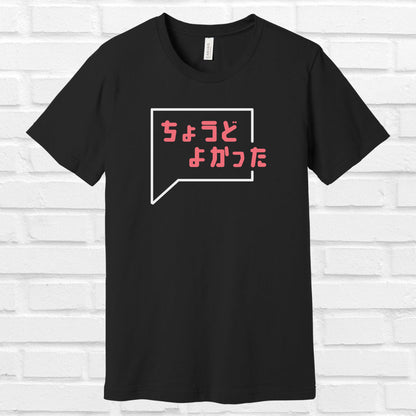 It was just right in Japanese Tee