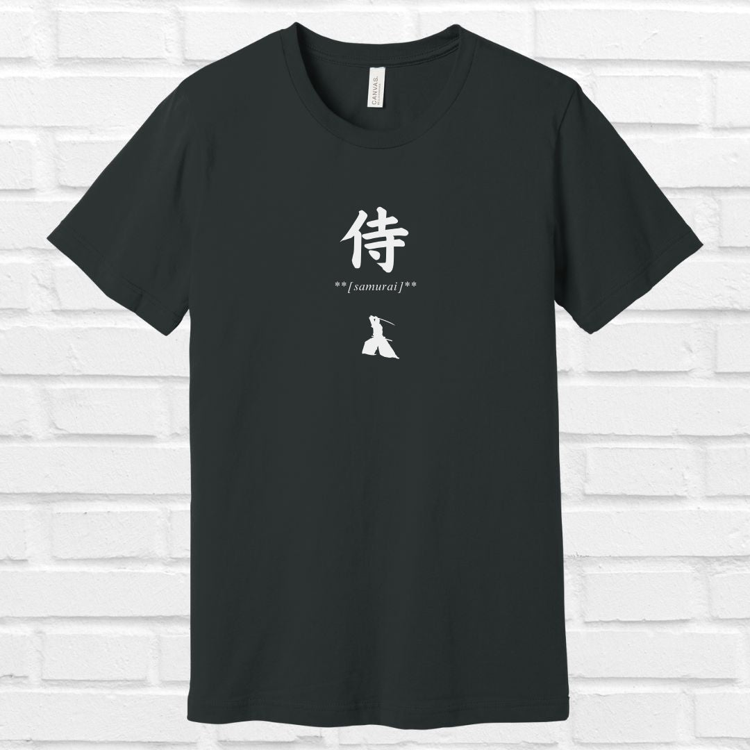 Samurai in Japanese T Shirt
