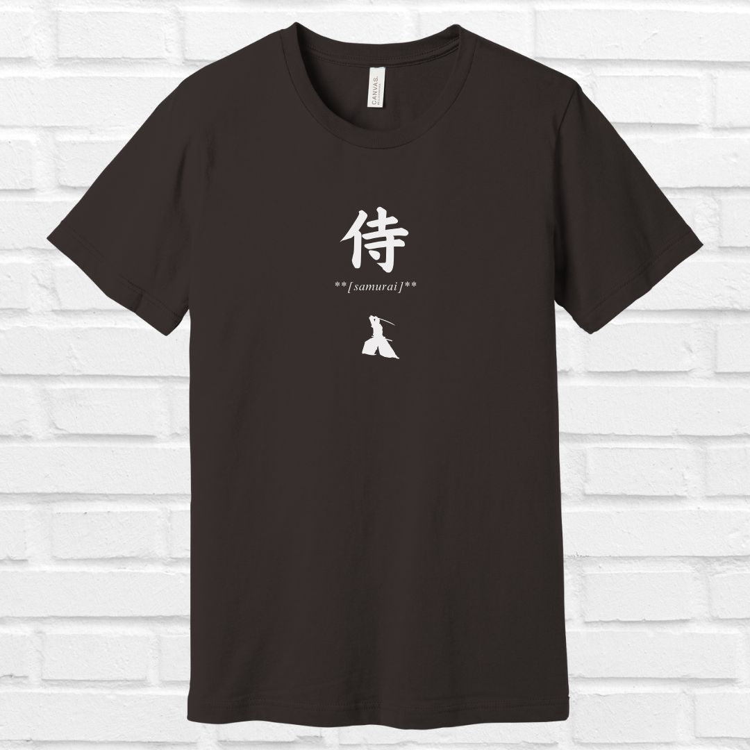 Samurai in Japanese T Shirt